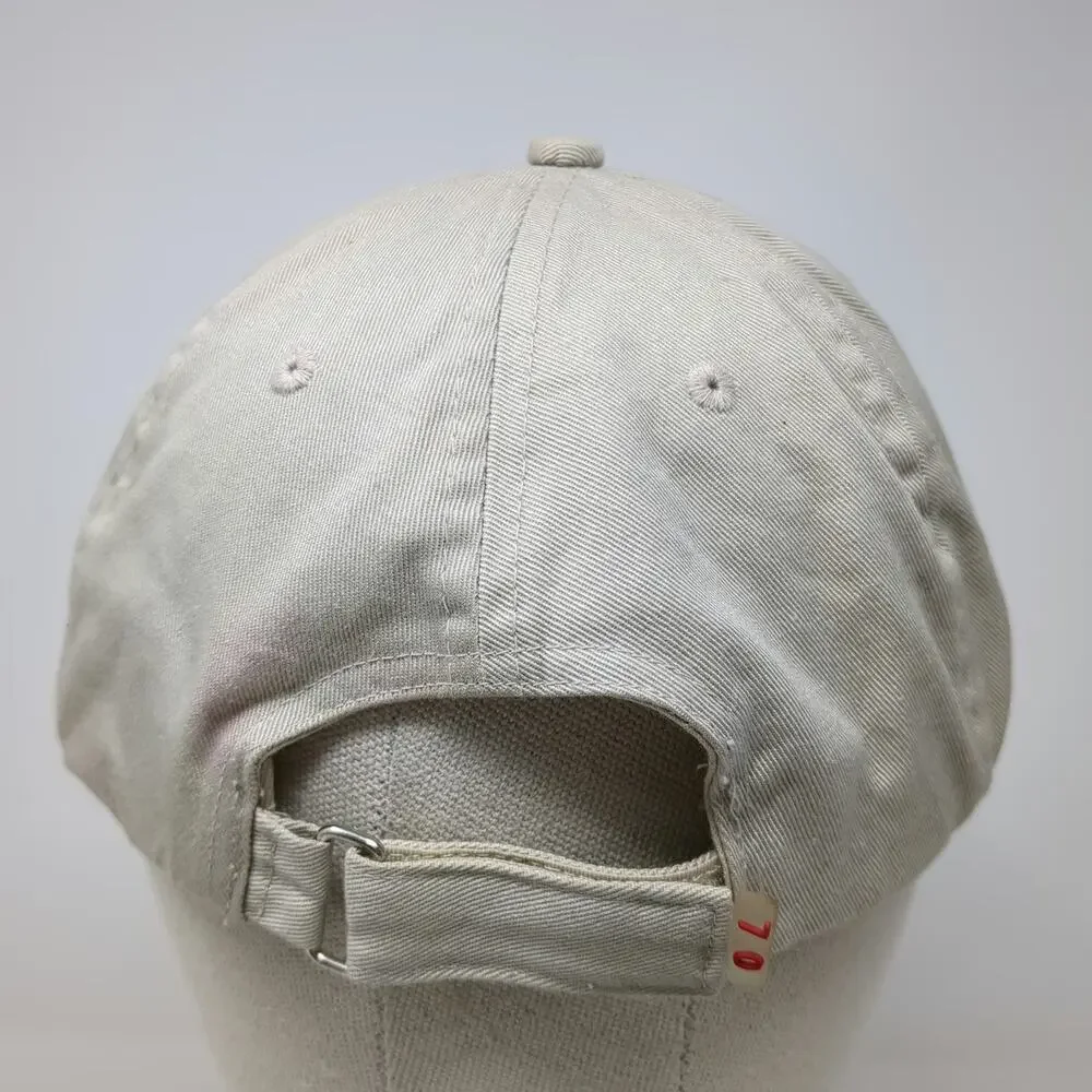 Xcaret Baseball Cap Beige OSFM Riviera Maya Cancun Mexico Toucan Slideback Hat